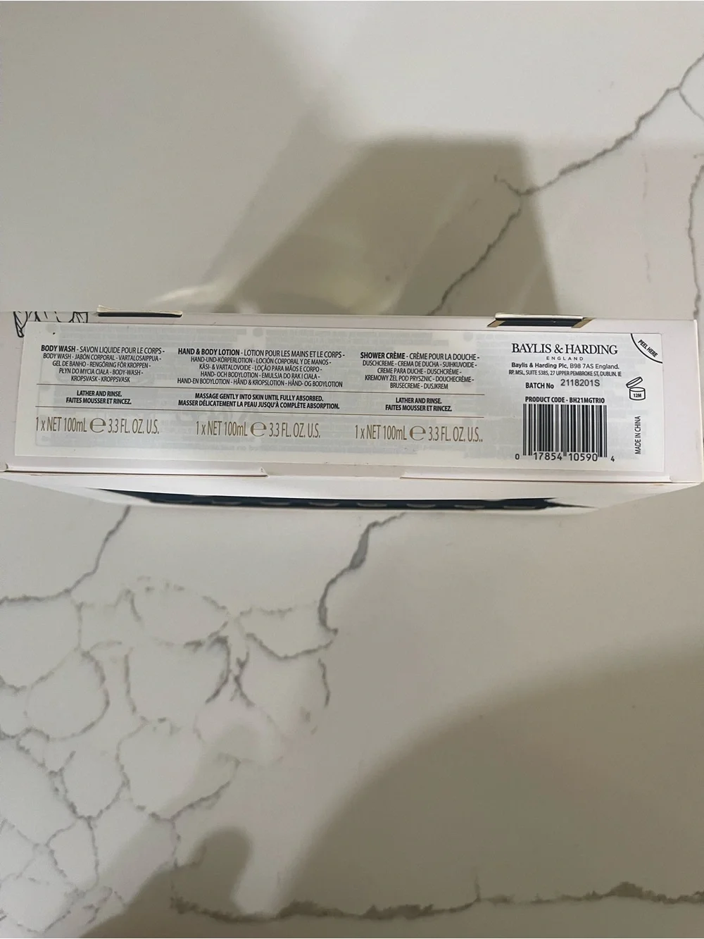 Baylis and Harding Mandarin & Grapefruit Bath & Body Gift Set - White/Green